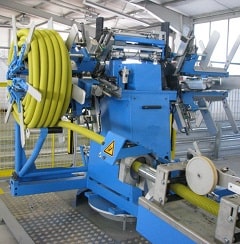 Automatic hose & pipe coiler