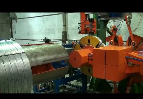 steel wire winding and strapping line