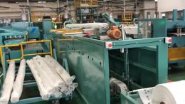 Belling pipe packing line